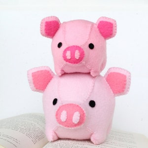 PDF Pattern - Felt Pig Plush - Etsy