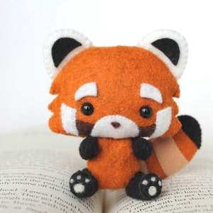 PDF Pattern - Felt Red Panda Nogget Plush