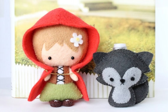 Little red riding hood plush on sale