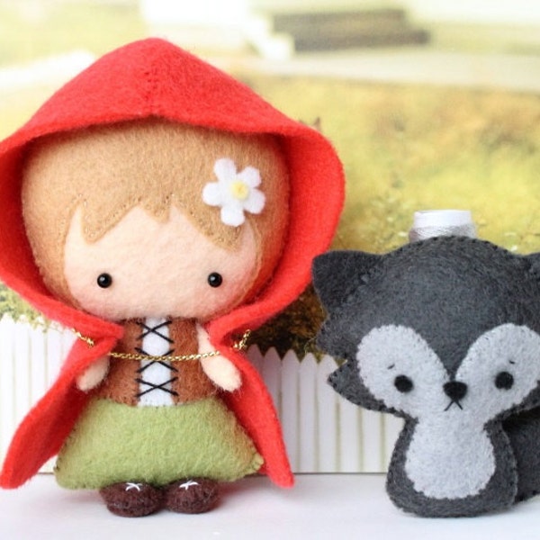 Patterns: Felt Little Red Riding Hood and Wolf Cub