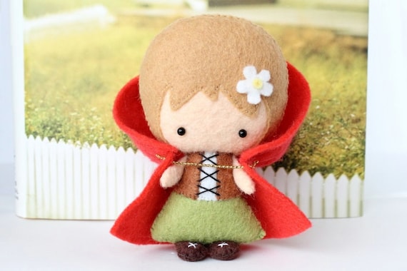 パターン: フェルトの赤ずきんと狼の子 - Etsy 日本