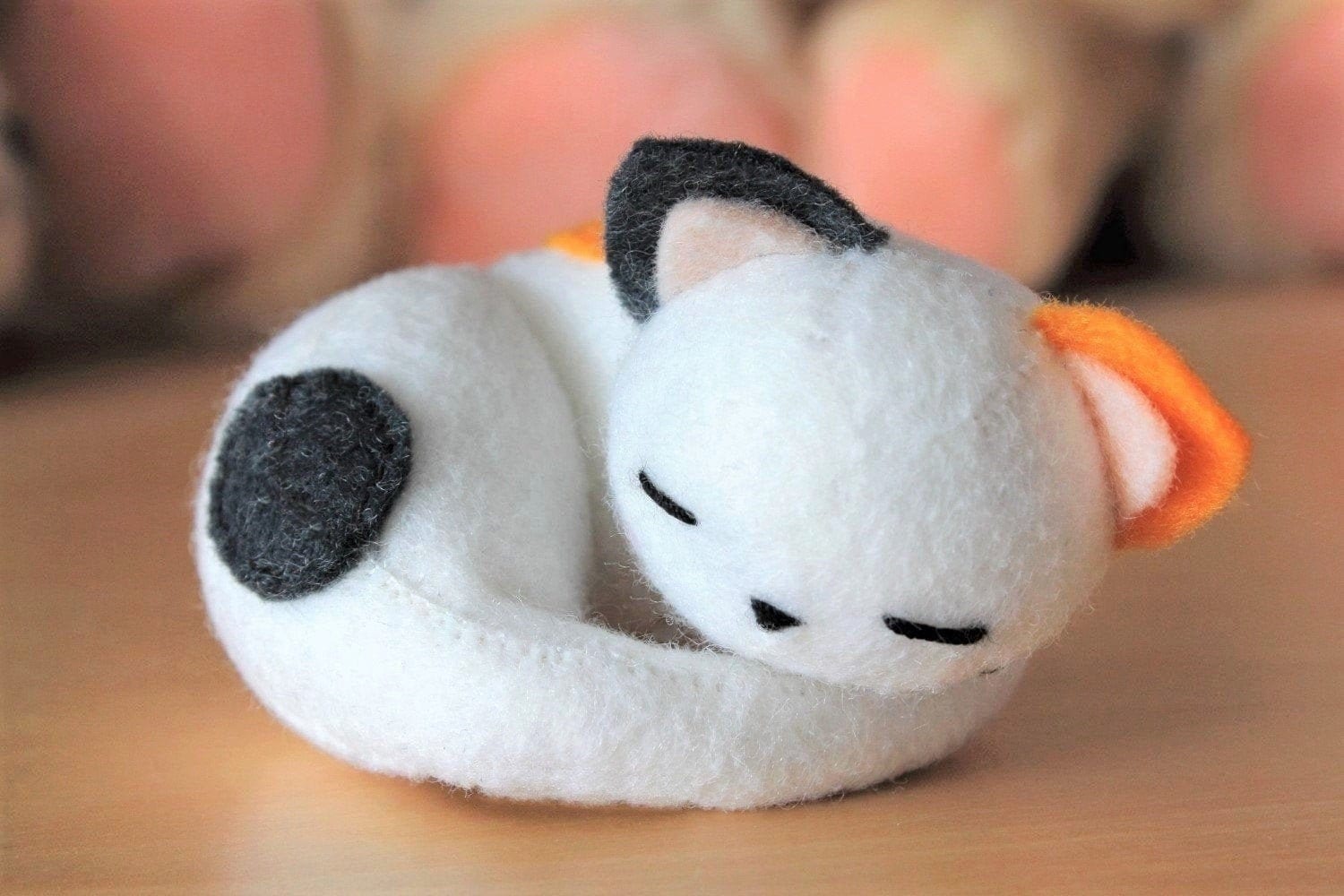felt cat plush