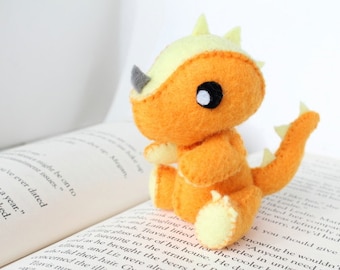 PDF Pattern - Felt Dragon Plush