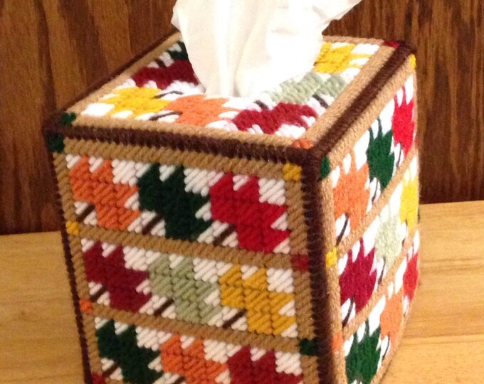 Fall Tissue Box Cover Etsy