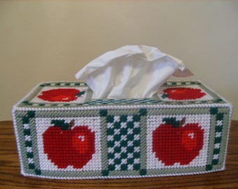 Apple Delight  Tissue Box Holder, Make a Great Kitchen Décor, Made To Order