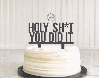 2021 Graduation Party Decorations Supplies Silver Glitter. You Did It Finally Done Cake Decor Fucking Finally Cake Topper 2021 Graduation Party Decorations Supplies Silver Glitter. You Did It Finally Done Cake Decor Fucking Finally Cake Topper