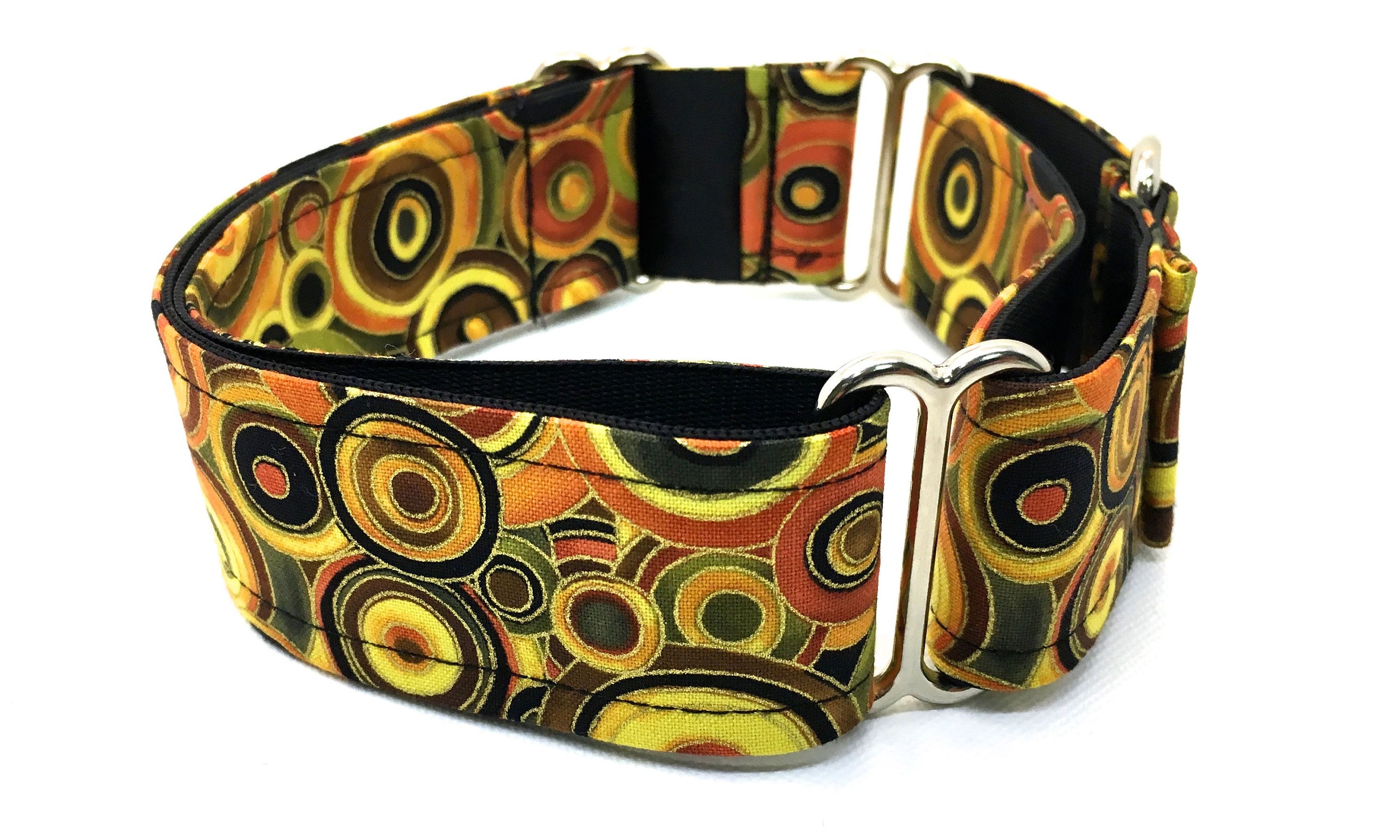 Martingale Dog Collar Gold Fall Buckle Dog Collar Gold Fall Etsy