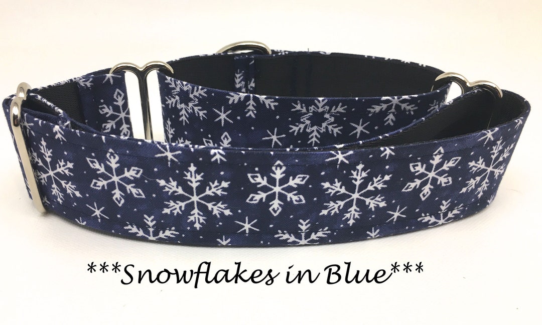 Martingale Dog Collar Holiday Dog Collar Winter Martingale Etsy