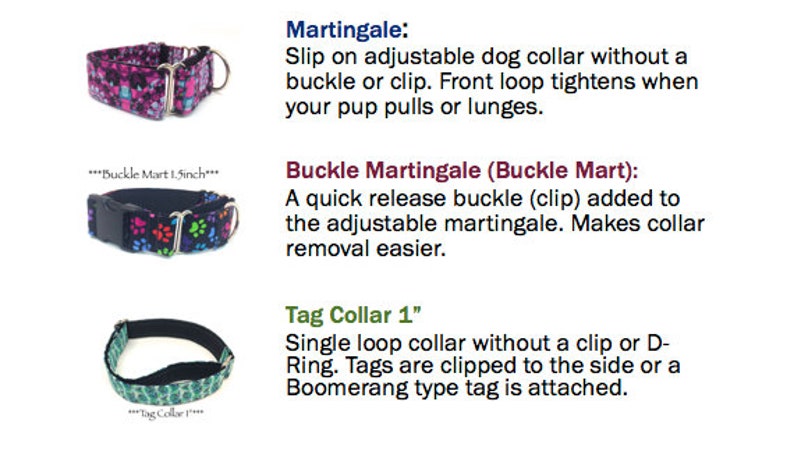 Purple Bandana Martingale Dog Collar or Buckle Collar or Purple Bandana Buckle Mart or Purple Bandana Chain Martingale Purple Bandana image 9