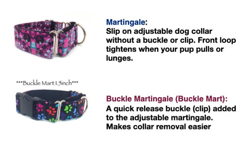 Martingale Dog Collar or Buckle Dog Collar or Buckle Mart or Chain Martingale, Orange, Yellow, Green, White Daisy Dog Collar, Daisy image 9