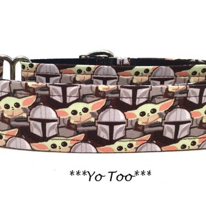 Martingale Dog Collar or Buckle Dog Collar or Buckle Mart or Chain Martingale, Character Martingale - Master Yo Too