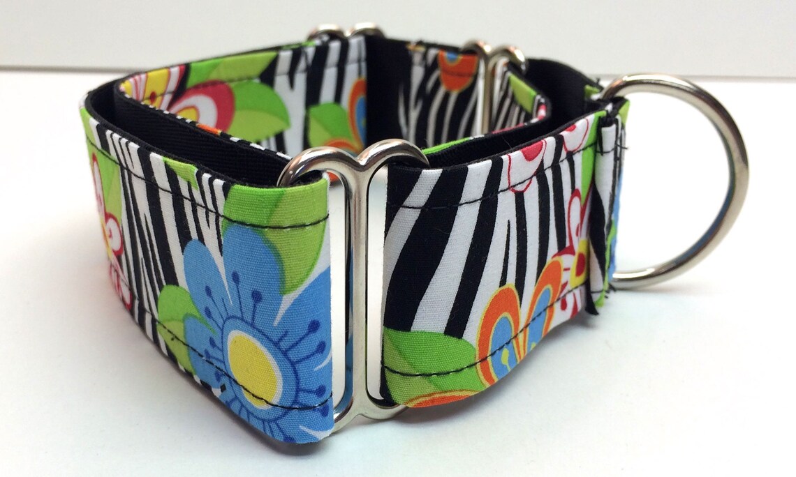 Martingale Dog Collar Daisy Buckle Dog Collar Girly Etsy