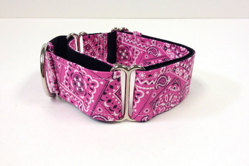 Martingale Dog Collar Pink Bandana Dog Collar Pink Bandana Etsy