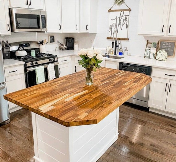 Kitchen Island Butcher Block Kitchen Island With Seating image