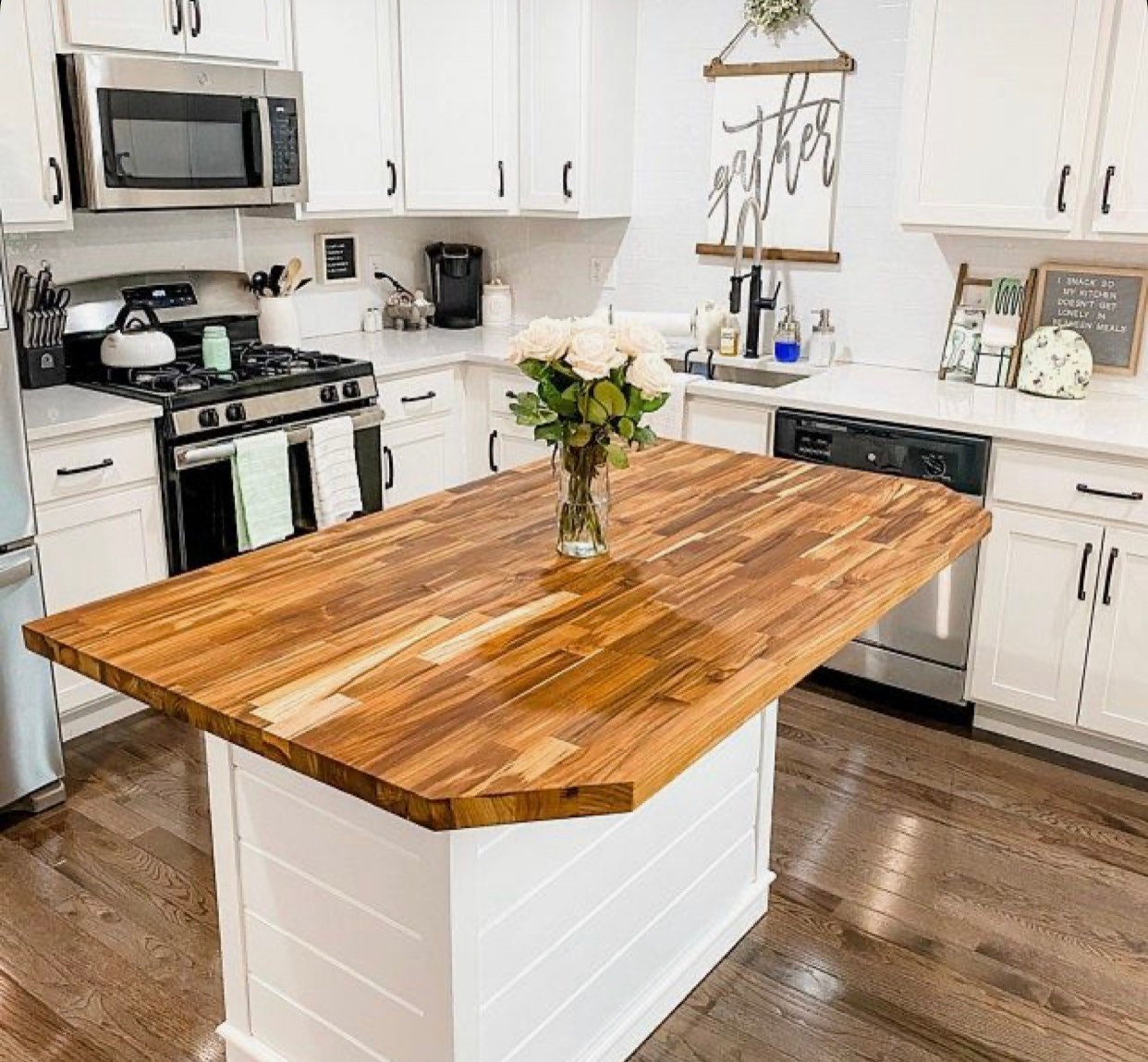 Building My Own Butcher Block Kitchen Island : 22 Steps (with