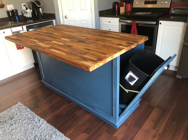 Custom Kitchen Island Butcher Block Kitchen Island With Etsy Canada