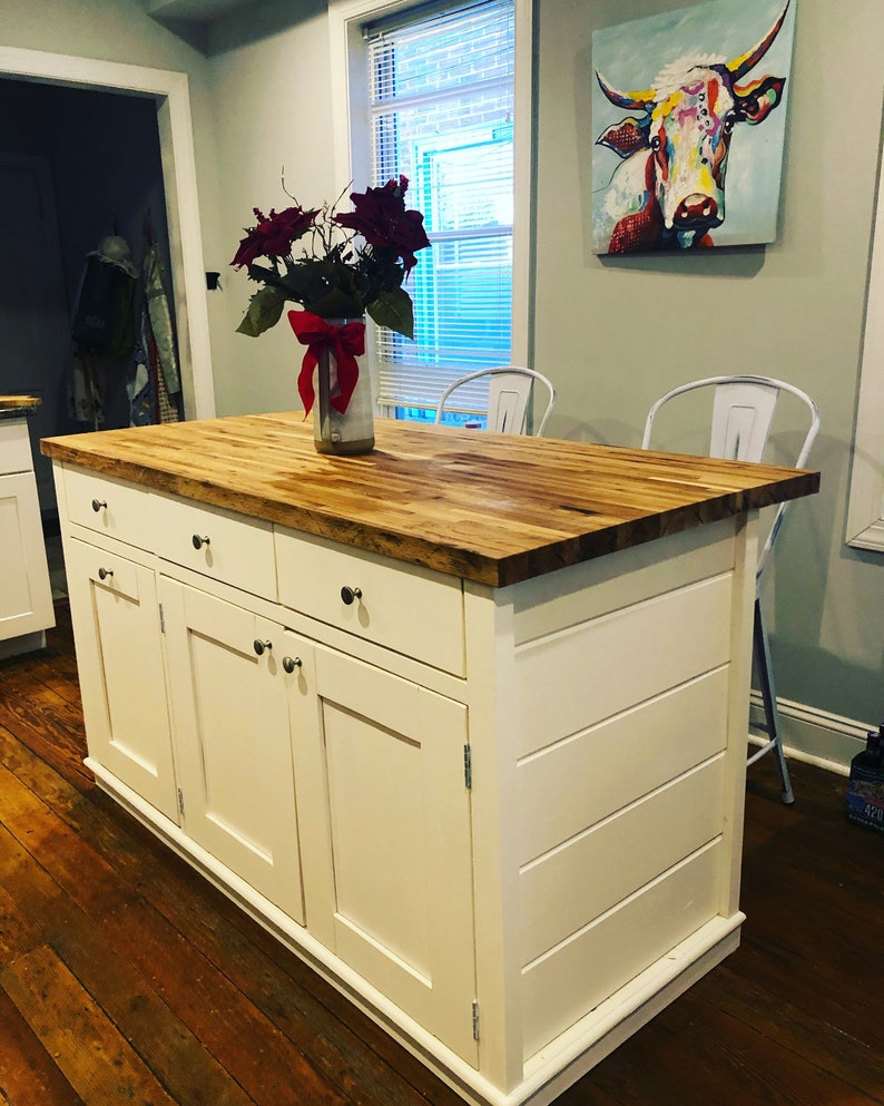 Custom Kitchen Island Made to Order Etsy