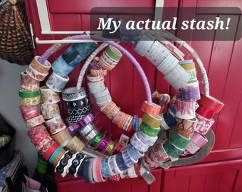 Washi Tape Storage Hoops