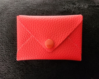 Cute Faux Leather Business Card Wallet