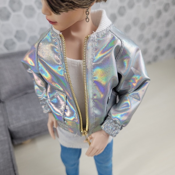Doll Bomber Jacket Pattern and Instructions