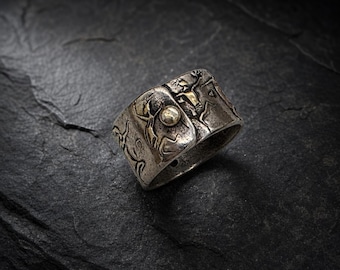 Sterling Silver 925 Kokopelli Ring | Handcrafted Southwestern Band | Native American Inspired Jewelry | Size 6
