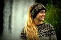 Authentic Icelandic Headband, Earwarmer, Black, Brown, Snow Flakes, warm, cozy, Icelandic wool, MADE TO ORDER product logo