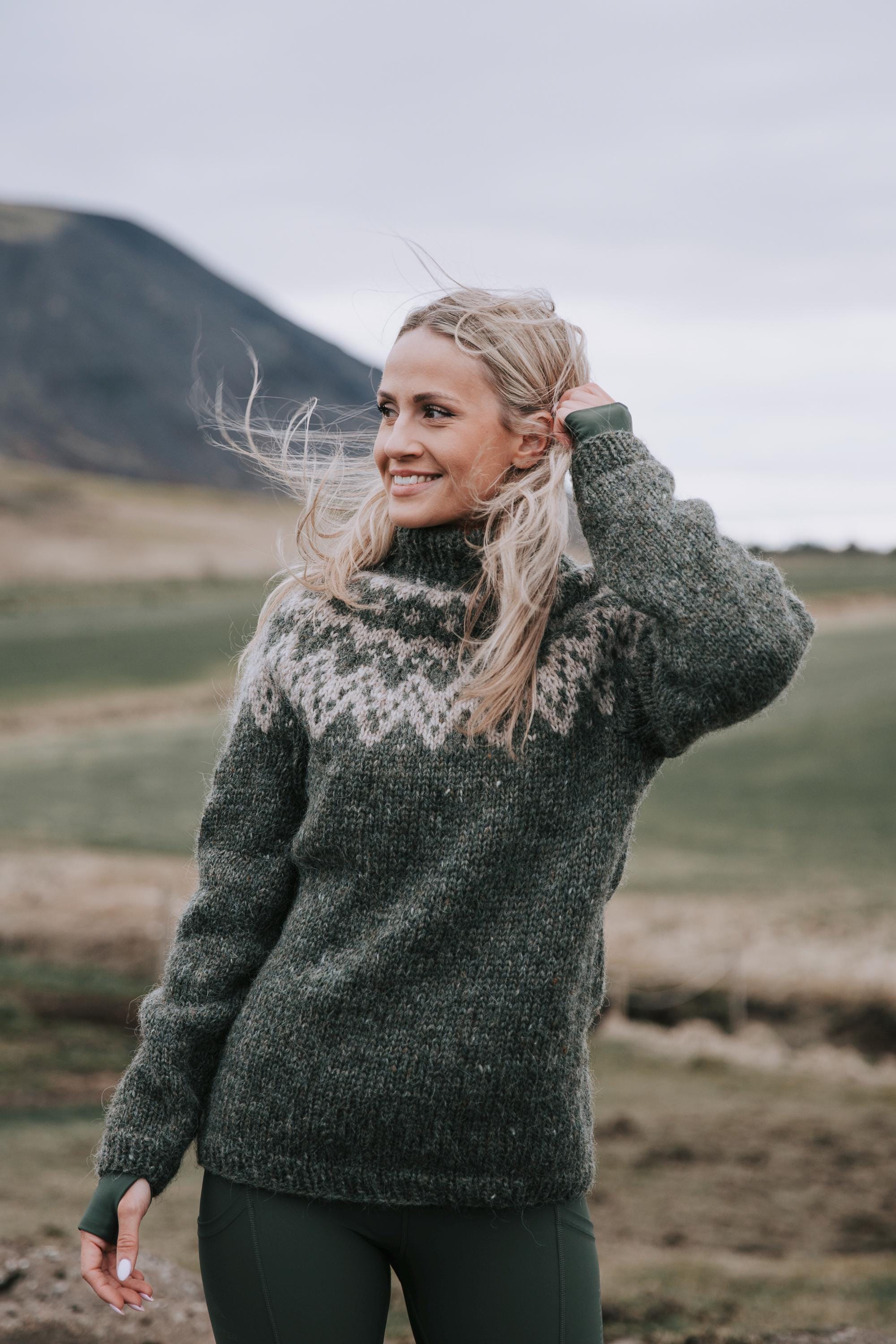 Iceland wool sweater - Etsy 日本