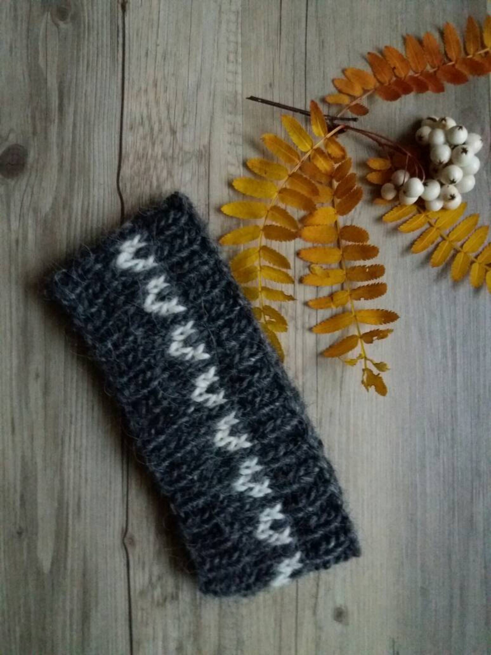 Icelandic Wool Headband. Authentic Icelandic Product. Dark Etsy