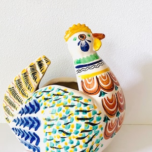 Vintage Large Ceramic Gorky Gonzalez Mexican Pottery | GTO Folk Art