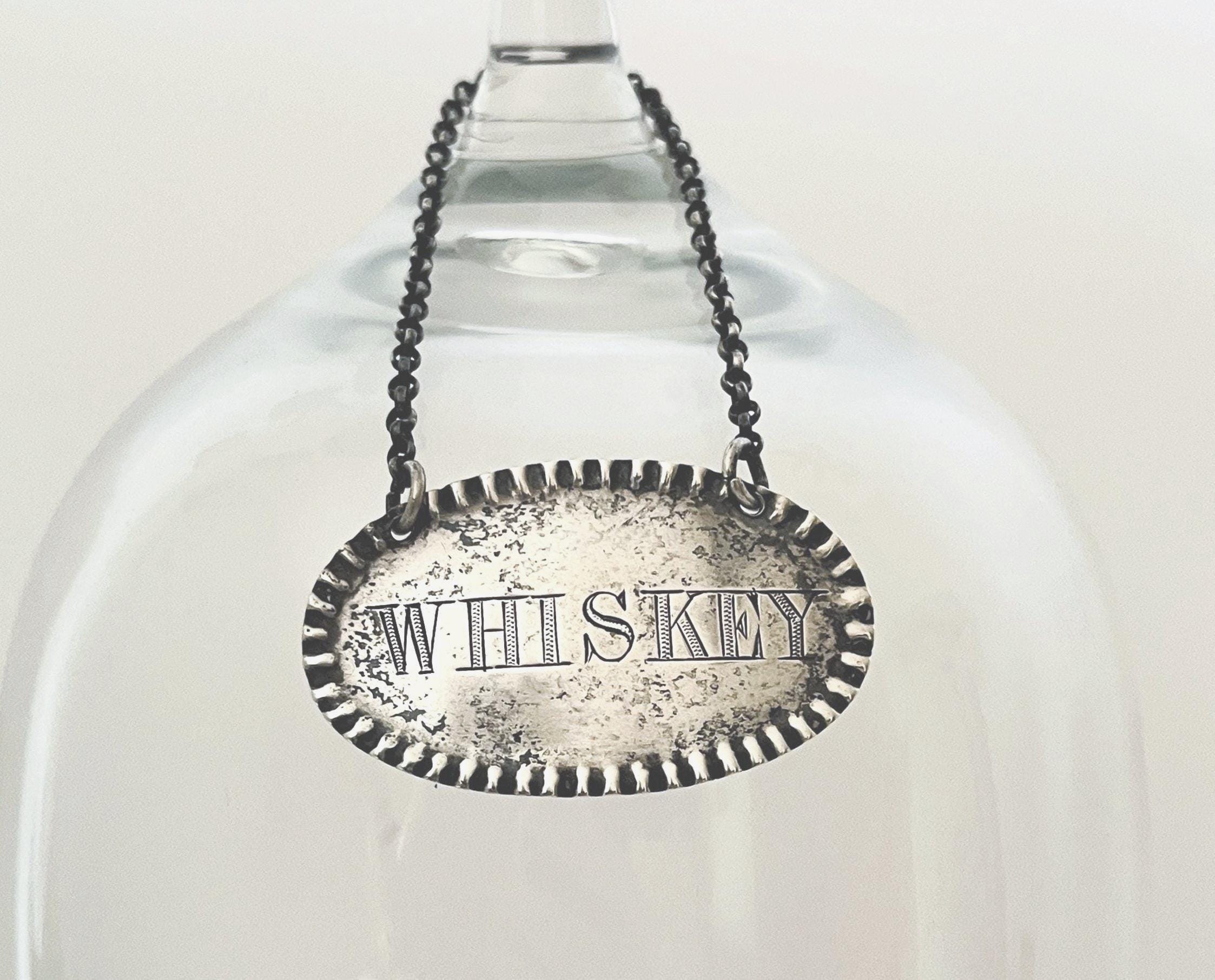 Sterling Decanter Label Whiskey - Etsy