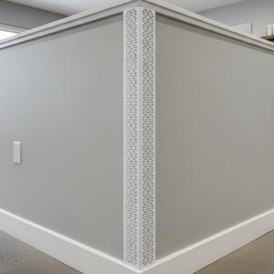 Laser Cut Metal Corner Guard – Custom Pattern, up to 48" Length Options