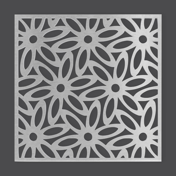 Metal Wall Art Metal Flower Lattice - Mandala Wall Art for Home Decor, Wall Panels, Overlays, Trellis, Privacy Screens & Yard Decor