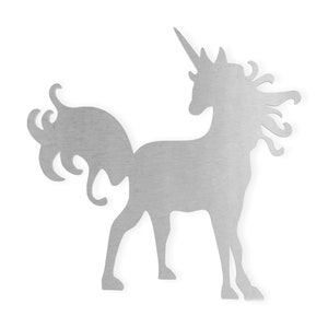 Metal Wall Art Metal Sign Unicorn, Unicorn Cutout, Metal Cutout, Wall Art, Home Decor, Wall Hanging, Unfinished Ready to Paint