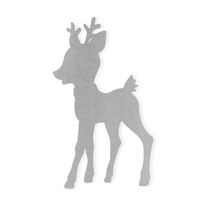 Metal Wall Art Metal Sign Deer Baby, Metal Cutout, Wall Art, Home Decor, Wall Hanging, Unfinished and Available in Many Sizes