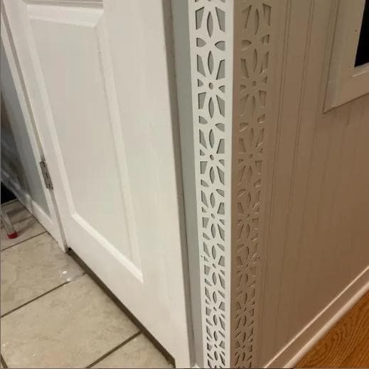 Laser Cut Metal Corner Guard – Custom Pattern, up to 48
