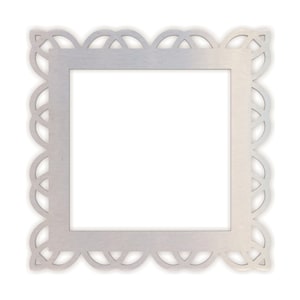 Metal Wall Art Metal Decortive Square Frame, Metal  Cutout, Wall Art, Home Decor, Wall Hanging, Unfinished and Available in Many Sizes