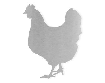 Metal Wall Art Metal Chicken, Hen Cutout, Metal Cutout,Hen  Wall Art, Home Decor, Wall Hanging, Unfinished and Available in Many Sizes