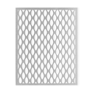 Metal Wall Art Metal Oval Grid Lattice - Mandala Wall Art for Home Decor, Wall Panels, Overlays, Trellis, Privacy Screens & Yard Decor