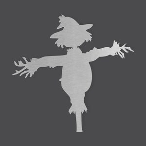 Metal Harvest Scarecrow Fall Decor, Scarecrow Decor, Metal Cutout, Wall Art, Home Decor, Wall Hanging, Unfinished Ready to Paint