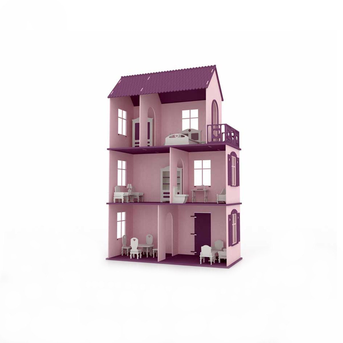 Craft Kit Doll House Hearts Desire Doll House barbie Scale Etsy