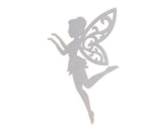 Metal Wall Art Dancing Fairy  Cutout, Cutout, Wall Art, Home Decor, Wall Hanging, Unfinished and Available in Many Sizes