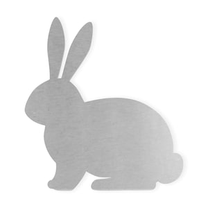 Metal Wall Art Metal Sign Rabbit - Rabbit Metal Cutout,  Rabbit Wall Art, Home Decor, Wall Hanging, Unfinished and Available in Many Sizes