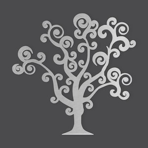 Metal Whimsical Tree for Wedding Decor, Metal Cutout, Wall Art, Home Decor, Wall Hanging, Unfinished and Available in Many Sizes