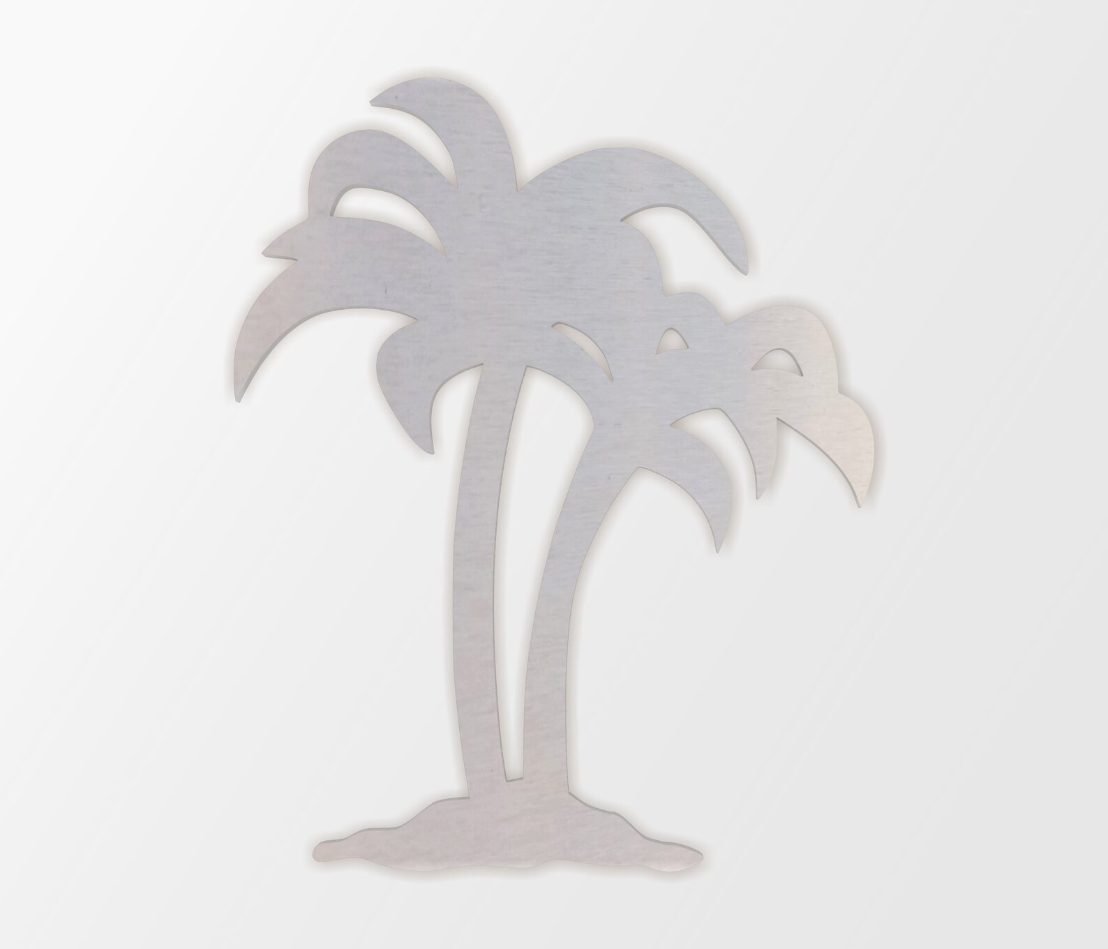 Metal Wall Art Metal Palm Tree Shape Metal Cutout Wall Art Etsy