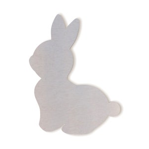 Metal Wall Art Metal Sign Bunny  -Metal Cutout, Wall Art, Home Decor, Wall Hanging, Unfinished and Available in Many Sizes