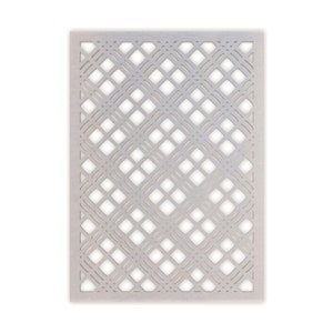 Metal Wall Art Metal Sign Criss Cross Pattern, Metal Cutout, Wall Art, Home Decor, Wall Hanging, Unfinished Ready to Paint