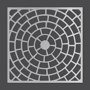 Metal Round Brickwork Fretwork Panel - Mandala Wall Art for Home Decor, Wall Panels, Overlays, Trellis, Privacy Screens & Yard Decor
