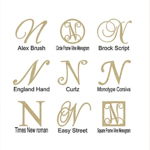 Wooden Letter “N” Large or Small, Unfinished, Unpainted -- Perfect for Crafts, DIY, Nursery, Kids Rooms, Weddings