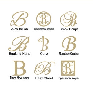 Wooden Letter “B” Large or Small, Unfinished, Unpainted -- Perfect for Crafts, DIY, Nursery, Kids Rooms, Weddings
