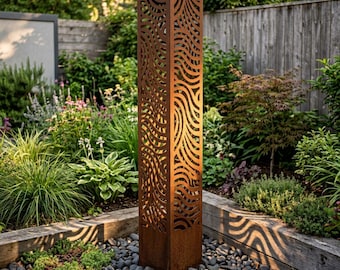 Landscape Design Metal Column | Commercial Garden Architecture Stake